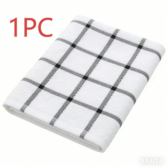 Dish Towels For Kitchen Kitchen Dishcloth Grey Cleaning Cloth 1-Pack, 100% Cotton, Reusable Ultra Absorbent Rag 12x12in