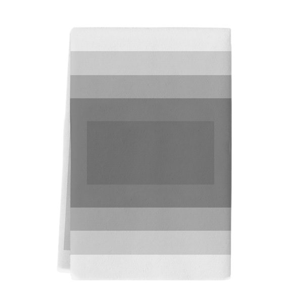 Dish Towels, Grey Squares Absorbent Kitchen Towels 1 PC, Gradient Color Geometric Tunnel Microfiber Hand Towels Dish Cloths Tea Towels for Home&nbsp;Bathroom Cleaning Drying,18X28-Inch,