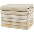 thumbnail image 1 of Dish Towels for Kitchen 18" x 28", Dish Towels Set of 6 – Great for Daily Dish Drying, Cooking Prep, and Serving Use, Reliable Kitchen Companions for Spills and Baking Needs- Beige, 1 of 3
