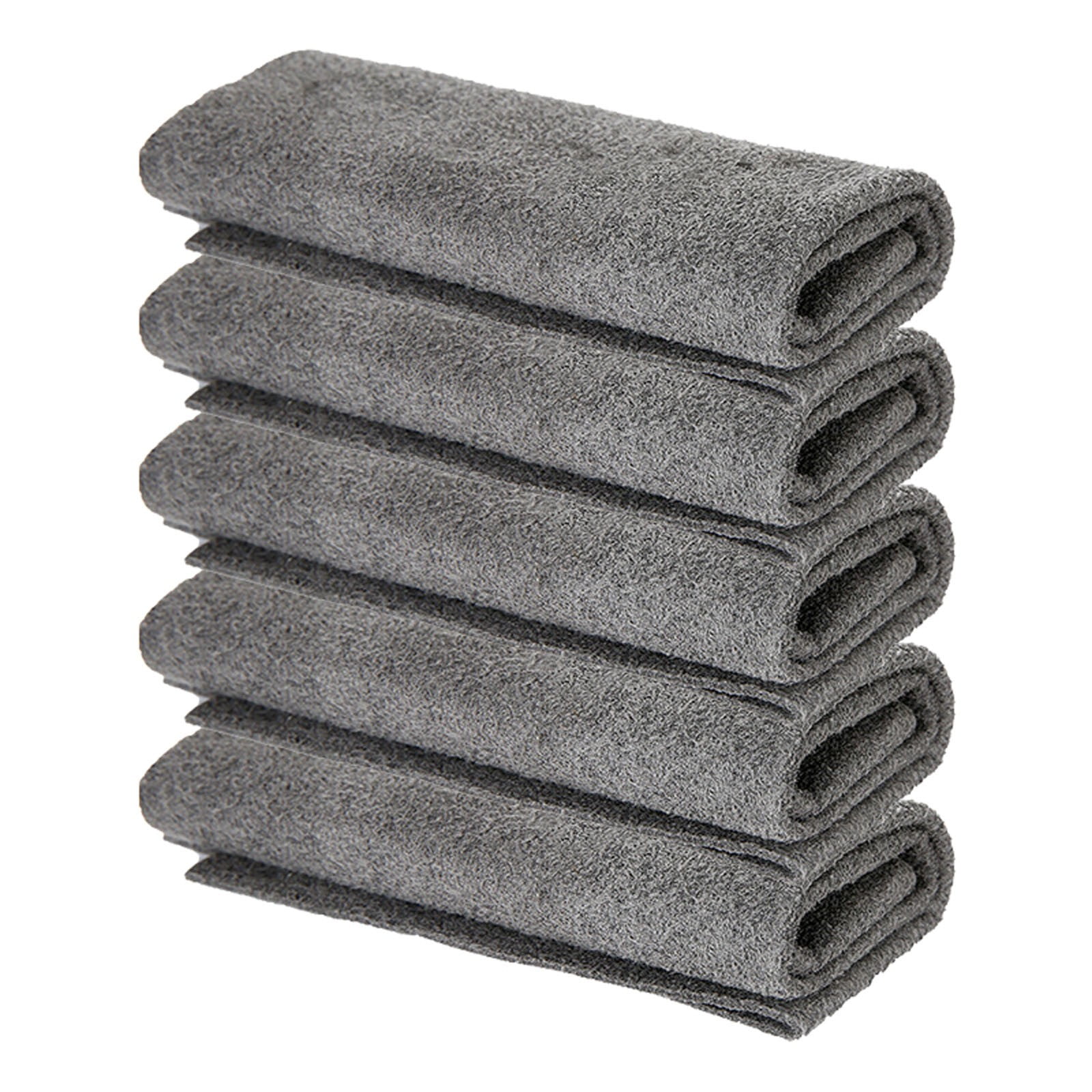 Dish Towels Microfiber 5Pcs Thickened Powerful Cleaning Cloth
