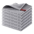 thumbnail image 1 of Dish Towels RASTAN Premium Thick Microfiber Dish Cloths - Ultra Absorbent & Quick-Drying for Kitchen Cleaning | Lint-Free & Scratch-Proof | Reusable Dishwashing Towels for Grease & Stains, Gray2, 1 of 4