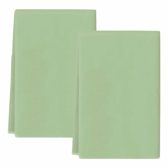 Dish Towels, Sage Green Absorbent Kitchen Towels 2 PCS, Solid Green Color Microfiber Hand Towels Dish Cloths Tea Towels for Home Bathroom Cleaning Drying,18X28-Inch,