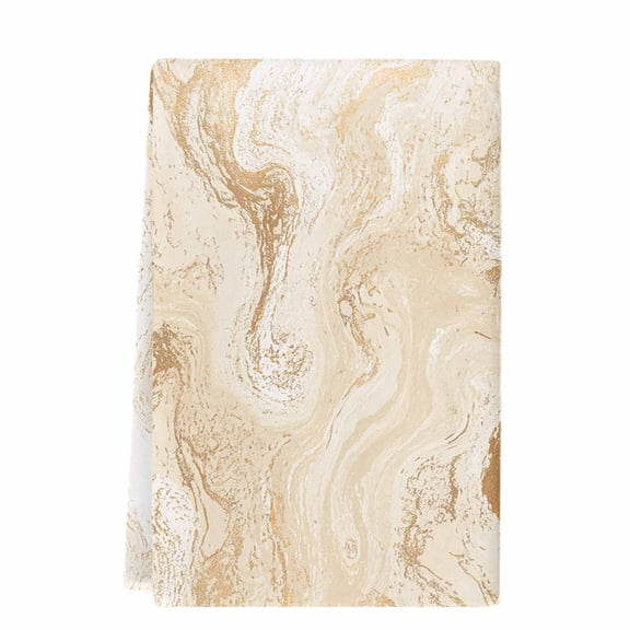 Dish Towels, Vintage Abstract Absorbent Kitchen Towels 1 PC, Marble Texture Microfiber Hand Towels Dish Cloths Tea Towels for Home Bathroom,18X28-Inch, Cream