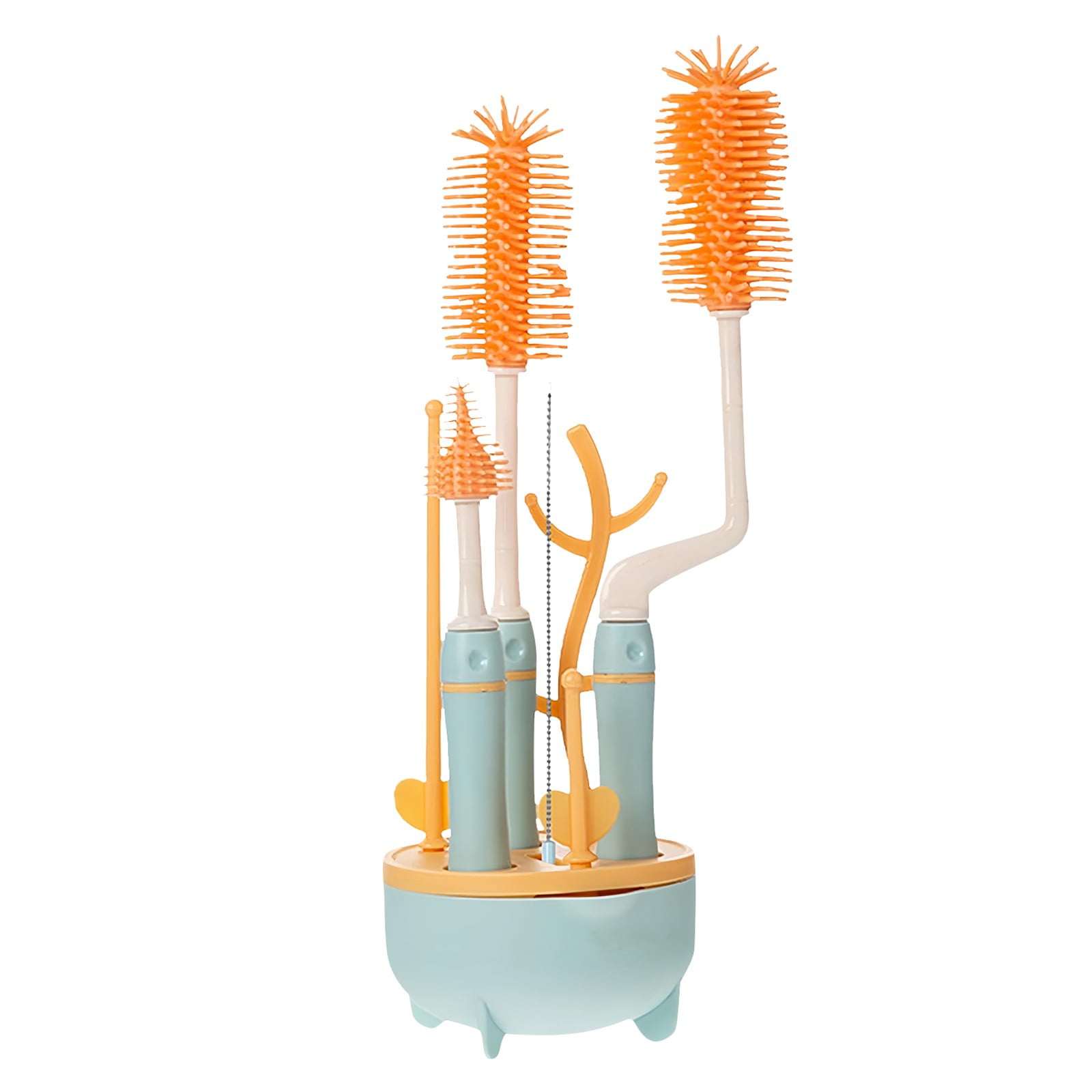 Dish Wash Sponges Soft Grill Brush Replacement Head 2 Screws Dish