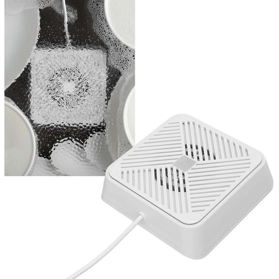 Dish Washing Machine with Ultrasonic Turbo Disinfection, USB Dishwasher, Electrolytic Water Emulsification High Frequency Ultrasonic 5V IP67 Waterproof Integrated USB Sink Household Dishwasher