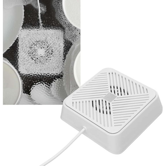 Dish Washing Machine with Ultrasonic Turbo Disinfection, USB Dishwasher, Electrolytic Water Emulsification High Frequency Ultrasonic 5V IP67 Waterproof Integrated USB Sink Household Dishwasher