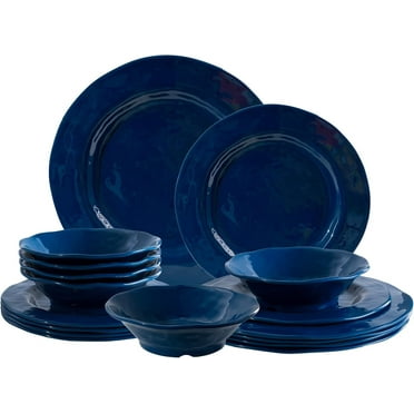 Dishes Melamine Dinnerware Sets, 12 Piece Kitchen Plates and Bowls Dinnerware Sets, Lightweight, BPA free Melamine Dishes for Girls, Valentine's Day, Mother's Day.