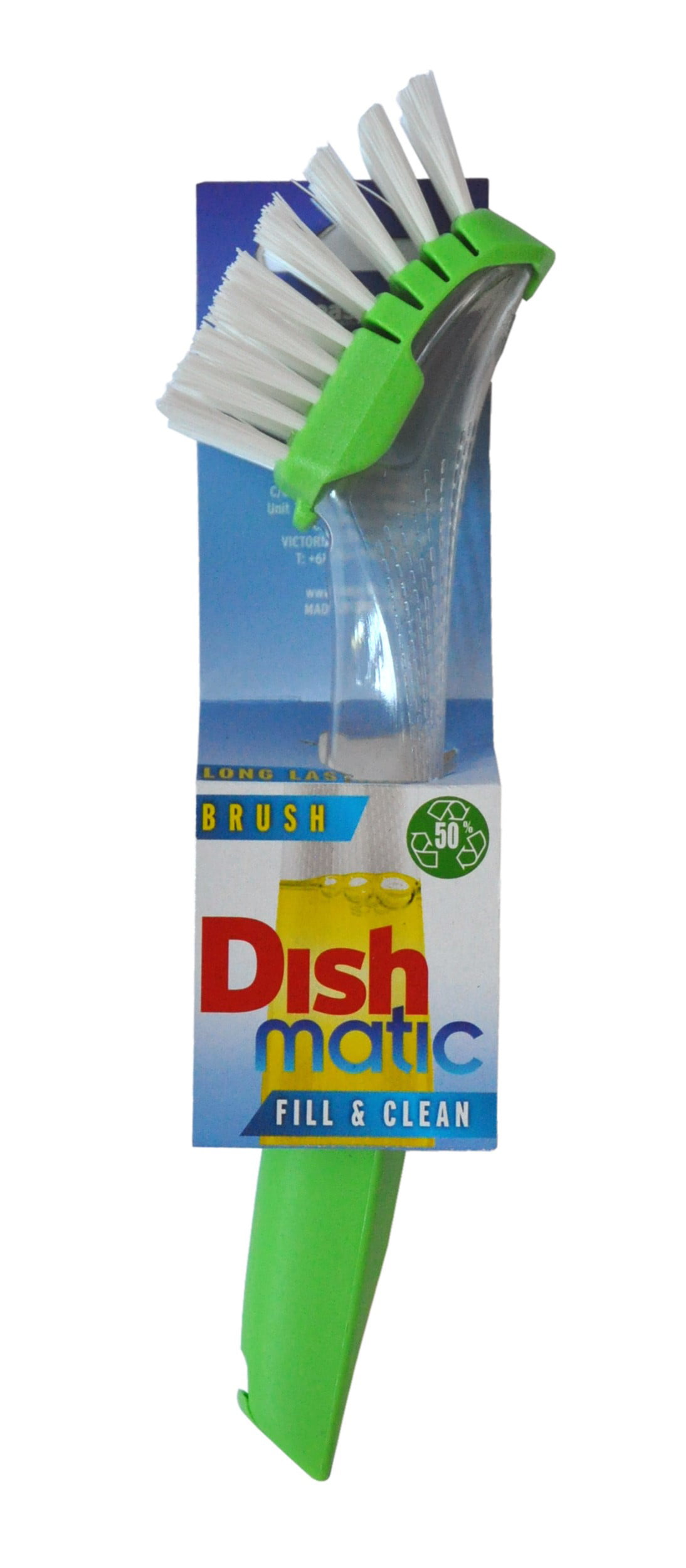 Dishmatic Fillable Dish Wand Brush with Handle for Dishwashing | Soap  Dispensing Steel Scrubber for Utensils | Fillable and Refillable  Dishwashing