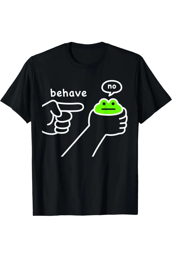 Dishonest Frog Funny Animal Sarcastic Graphic Design Unisex T-Shirt ,up to size 5XL
