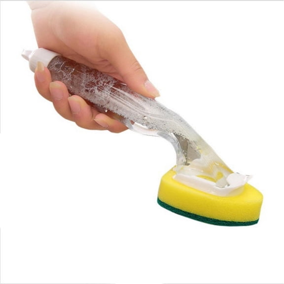 Dishwashe Clean Tool Kits,Non Scratch Dishwand Kits,Dishwasher With Replaceable Brush Head,Lightweight and Reusables,Easys to Use,Suitable for Kitchen Use