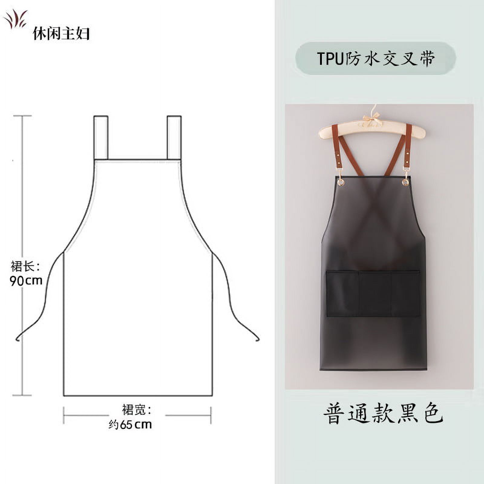 Dishwasher Apron Dish Washing Apron Plastic Apron Clear Apron for Hair