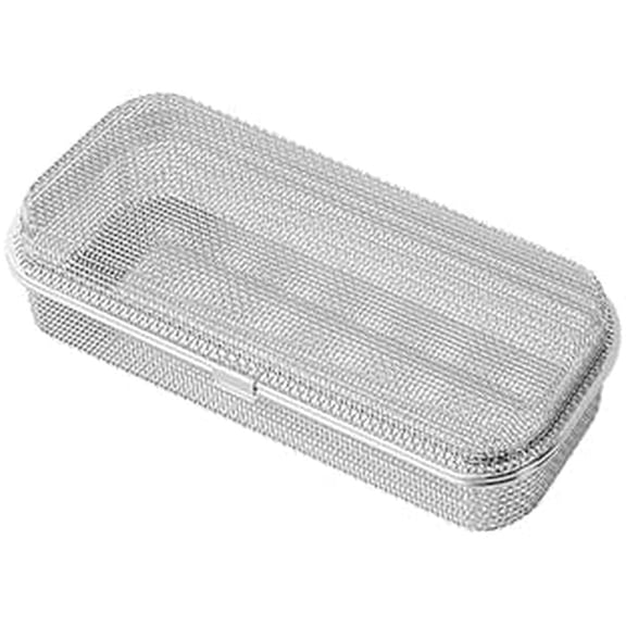 Dishwasher Basket, 18/8 Food-Grade Stainless Steel Dishwasher Basket for Small Item, Bottle Accessories, Scoops, Forks Cleaning, Small