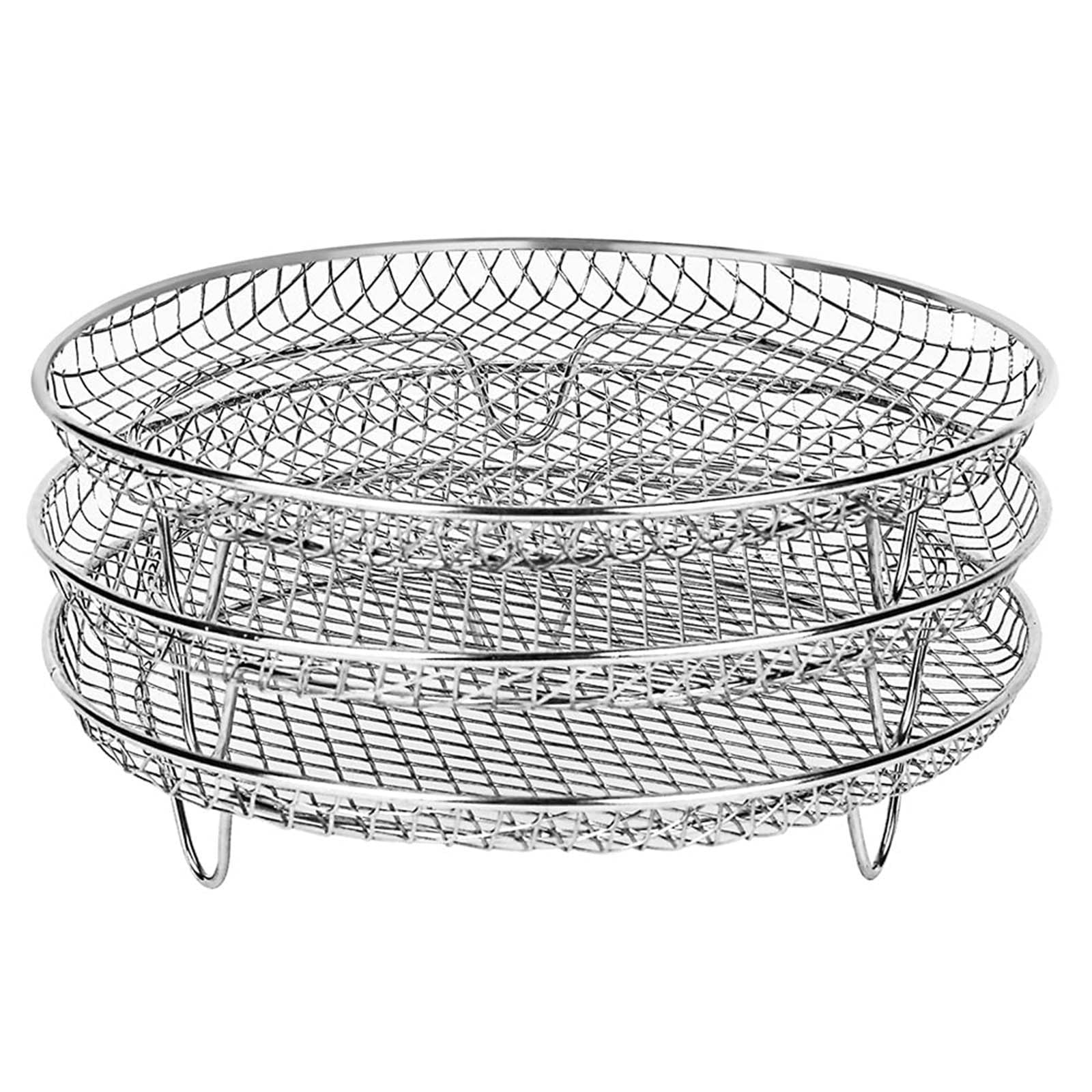 Dishwasher Basket,304 Stainless Steel Dishwasher Silverware Basket,Replacement Utensil Mesh Drain Silverware Holder for Chopstick Fruits,Scoops (Silver, Round)