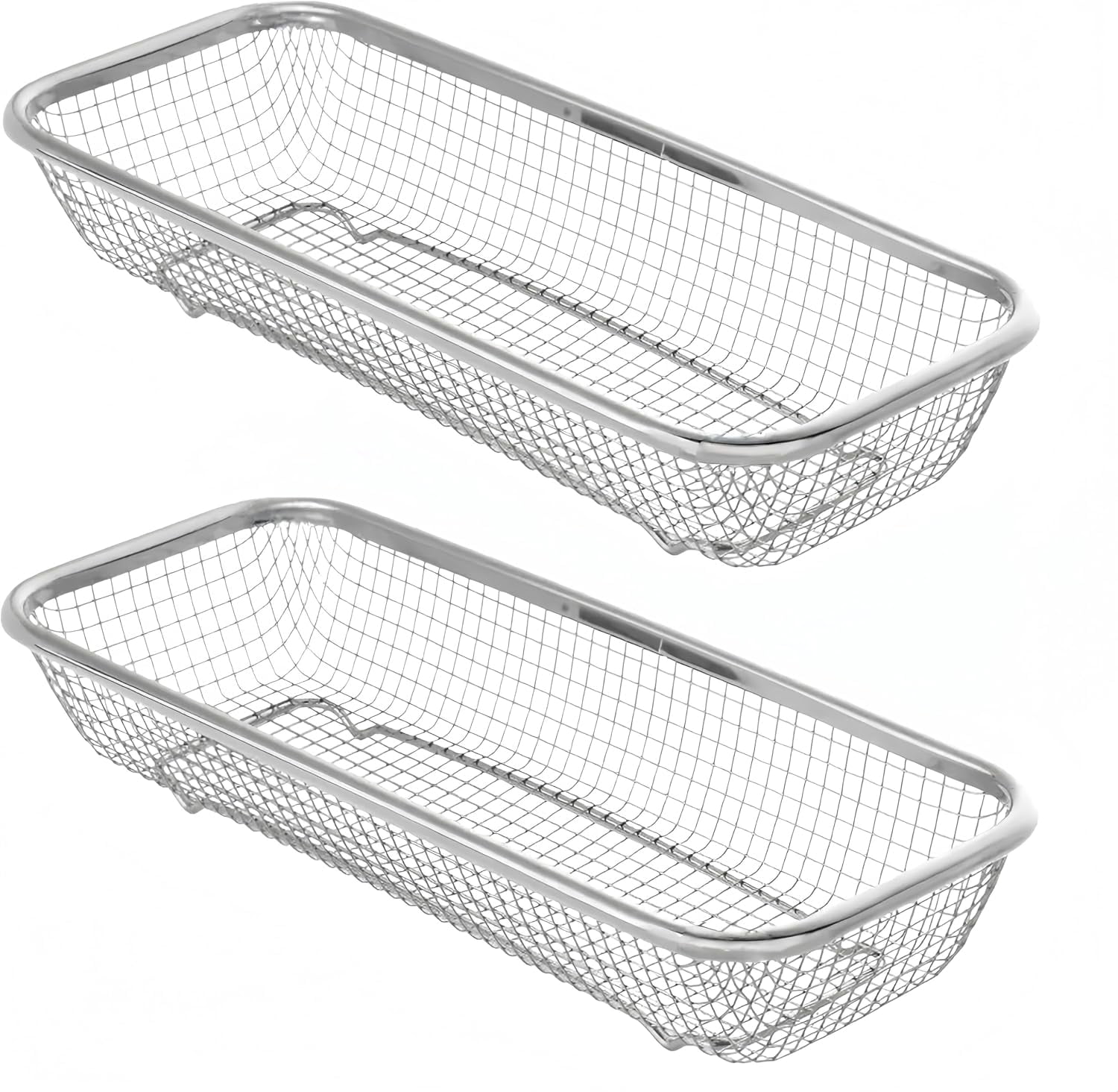 Dishwasher Baskets, Stainless Steel Mesh Drain for Kitchen Small Items, Organizing for Chopsticks, Knives, Scoops