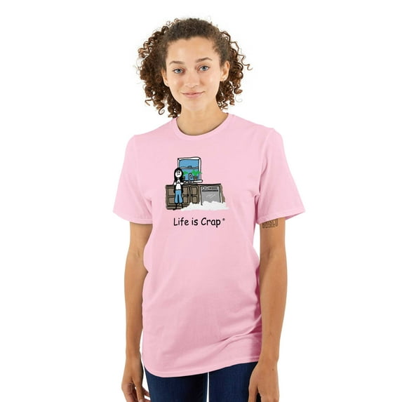 Dishwasher Broken Flooding Housewife Women's Graphic T Shirt Tees Brisco Brands X