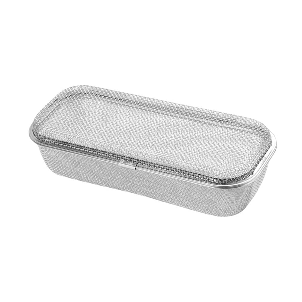 Dishwasher Chopstick Basket for Small Items, Stainless Steel Utensil Holder for Dishwasher with Mesh Design, Replacement Silverware Organizer (10.4" L x 4.5" W x 3" H)