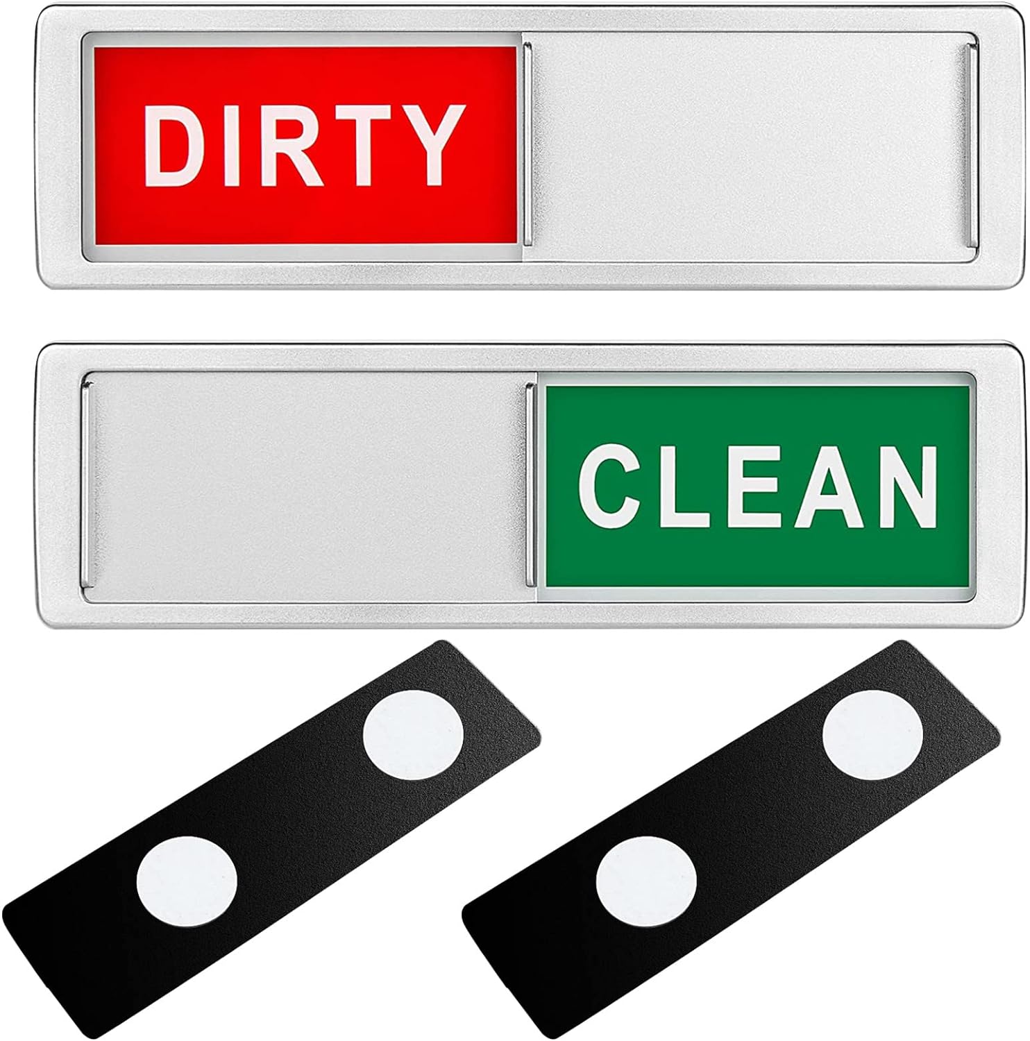 Dishwasher Clean Dirty Sign Indicator Sliding Washing Clean Sign