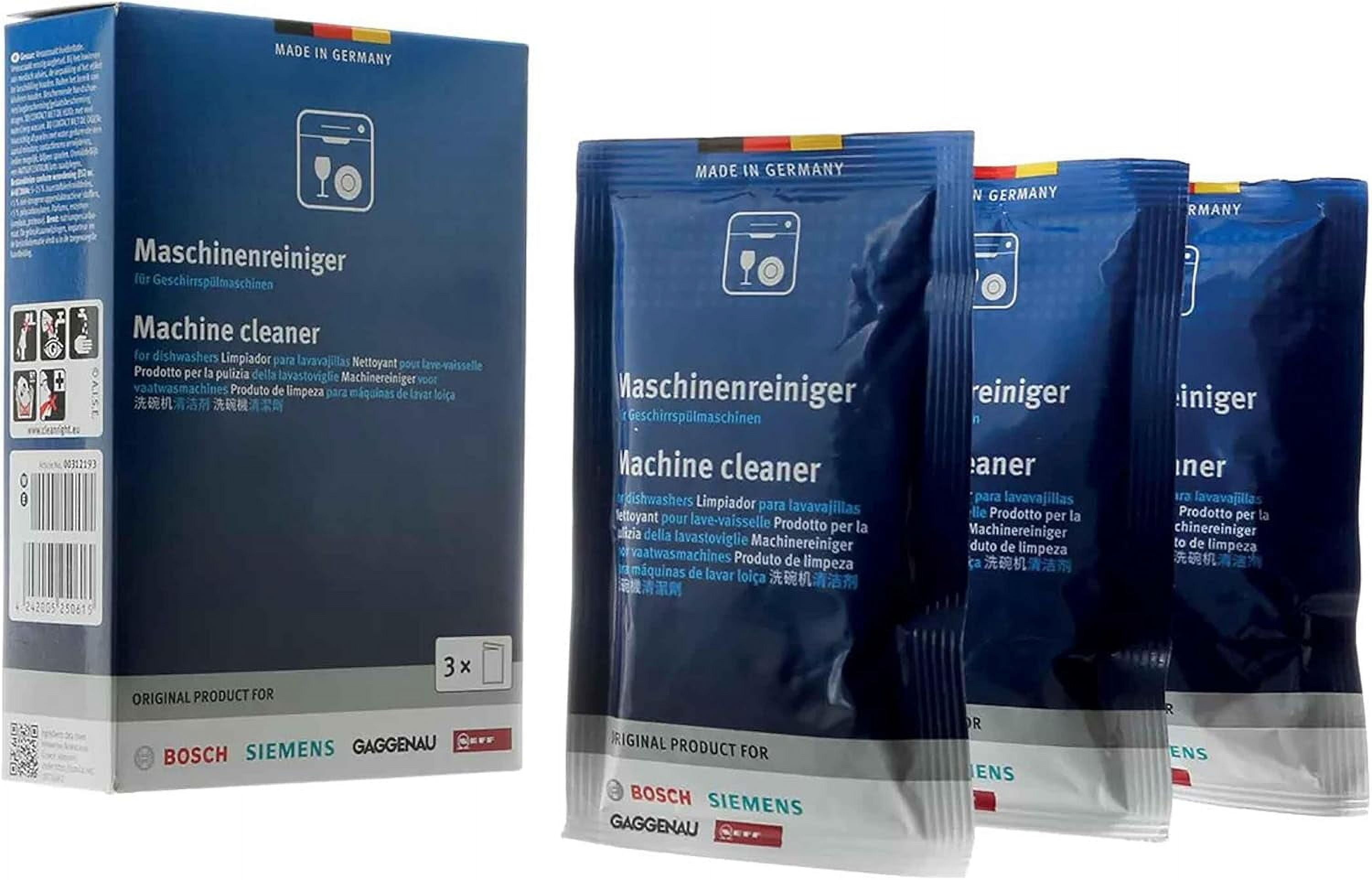 Bosch Dishwasher Cleaner 00312193 (3 Pack) OEM Part