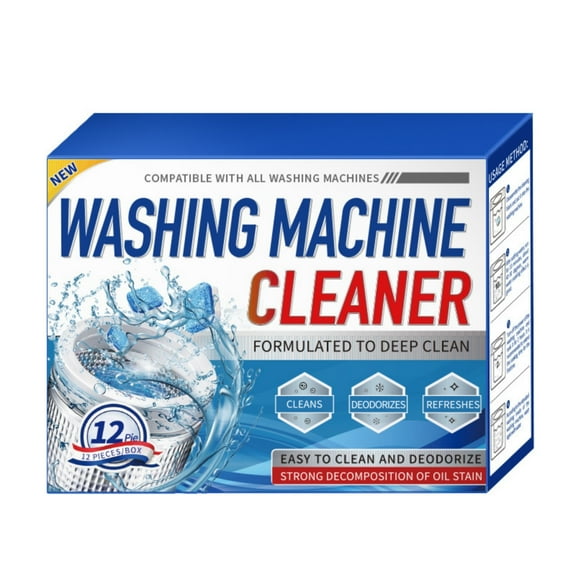Dishwasher Cleaner & Deodorizer Tablets 24-Pack, 20g Each - Powerful Limescale & Odor Removal - Deep Clean for Sparkling Dishwashers - Safe, Effective, and Compatible with All Models
