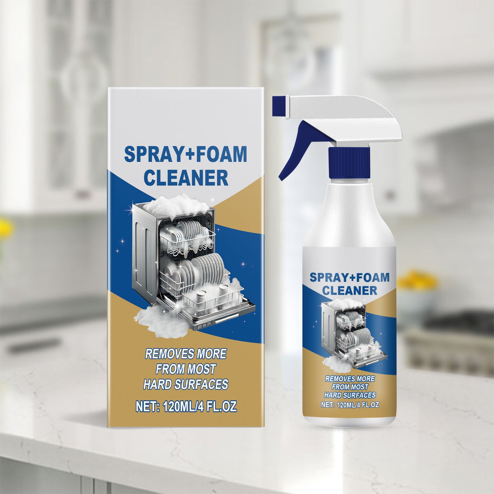 Dishwasher Cleaner Pods Multi-effect Degreasing \u0026 Descaling - for Dishwashers Maintenance, Remove Limescale Odor Residue, 4 OZ Bottle
