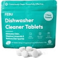 thumbnail image 1 of Dishwasher Cleaner Tablets Made in USA | Natural Dishwasher Cleaner and Deodorizer | Eliminates Grease & Grime | 8 Natural, Biodegradable, Plant-Based Ingredients | 24 Tablets - 12 Month Supply, 1 of 4
