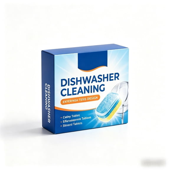 Dishwasher Cleaner and Deodorizer Tablets, Deep Cleaning Descaler Pods for Dishwasher, for Limescale, Mineral Buildup, Odor Multicolored