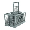 thumbnail image 1 of Dishwasher Cutlery Basket with Removable Handle for Organized Utensil Separation and Improved Cleaning Performance, Universal Replacement Insert for Lower Rack Use, 1 of 5