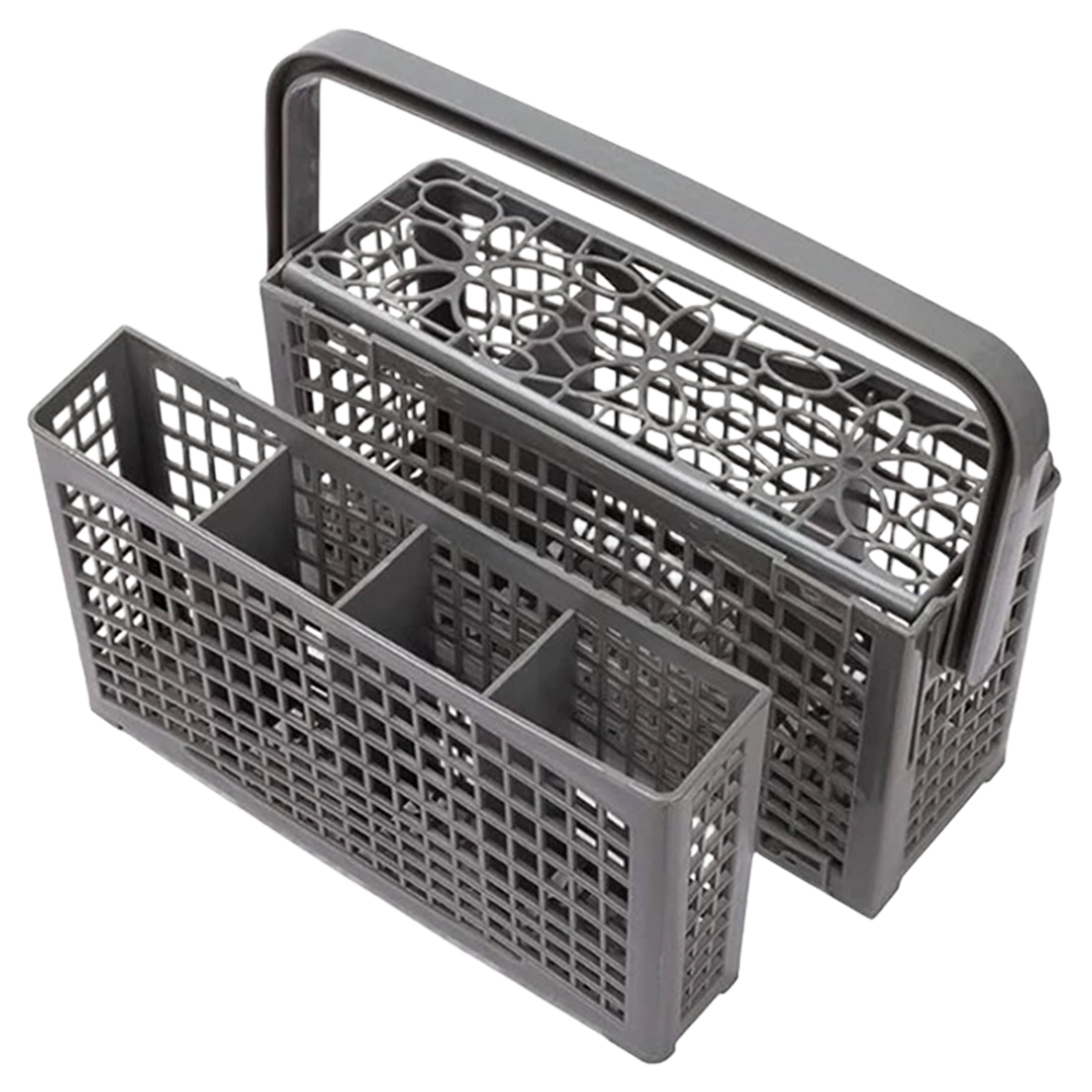 Dishwasher Cutlery Basket Replacement 2-in-1 Universal Silverware Utensil Holder