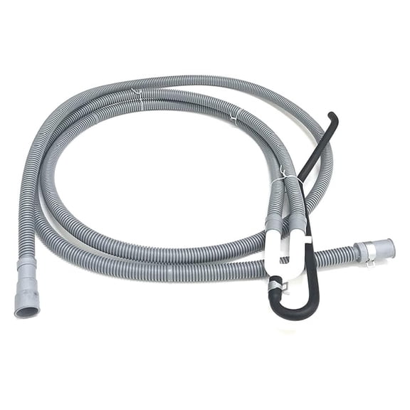 Dishwasher Drain Hose For LDF7774ST, LDF8574ST, LDF7774BB Gray
