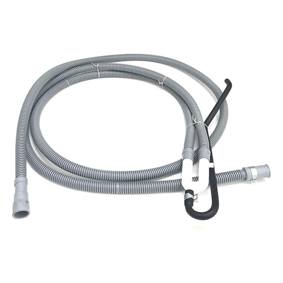 Dishwasher Drain Hose For XYX LDF7774ST, LDF8574ST, LDF7774BB Gray