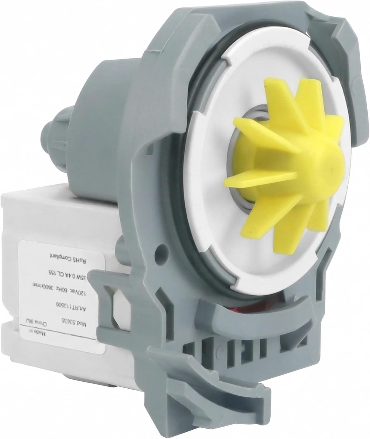 Dishwasher Drain Pump Replacement - Compatible with Whirlpool Kenmore Maytag Kitchen Aid Dishwashers