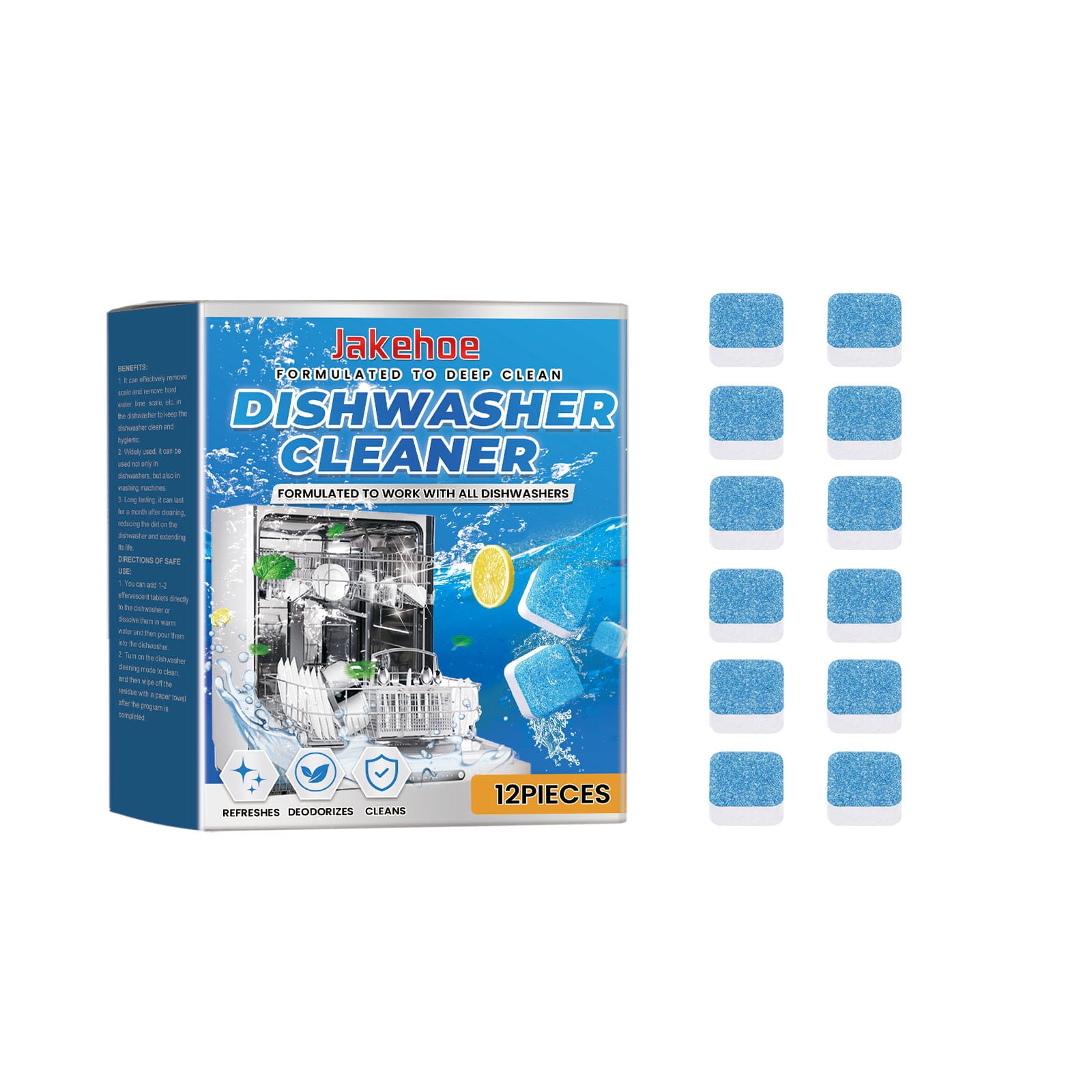 Dishwasher Foamer Tablets Clean The Inside Of Washing Machines And