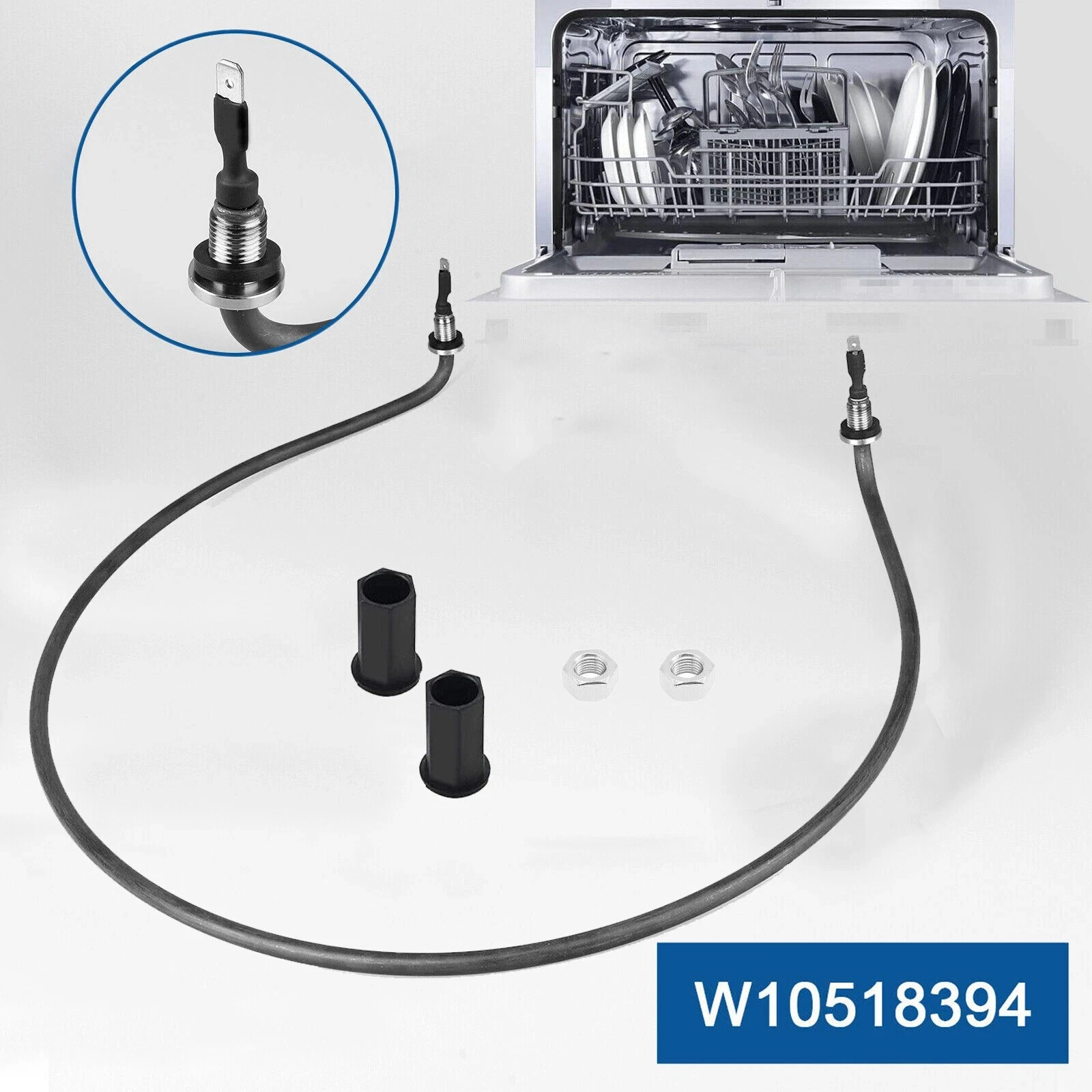 Dishwasher Heating Element For Whirlpool Sears W10518394 Ap5690151 Ps8260087 New