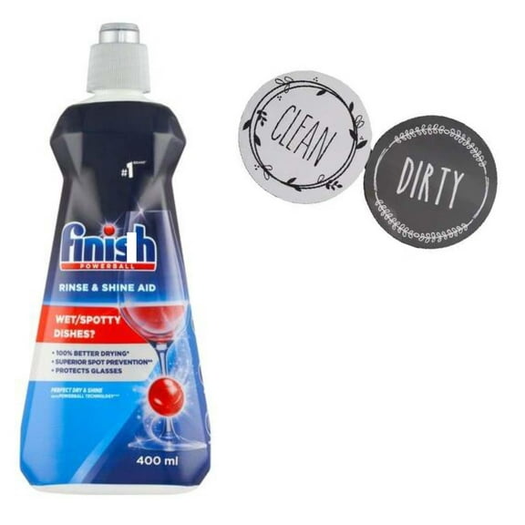 Dishwasher Liquid Rinse Aid, Dishwasher Rinse and Drying Agent, Dishwasher Magnet