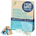 thumbnail image 1 of Dishwasher Machine Cleaner Tablets -  Based Alternative Refill Dishwashing Detergent Tabs -  And Plastic Free Way For Clean Dishwasher - 24 Pack Refills Dish Washer Soap Pods, 1 of 6