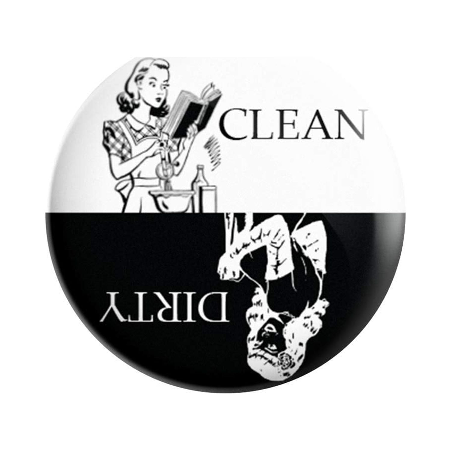 2Pack Dishwasher Magnet Clean Dirty Sign,Funny Fans Lovers Merchandis Clean  and Dirty Magnet,Reversible Dish Washer Sign,Funny Magnets,Funny Fan Gifts