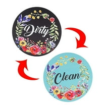 Dishwasher Magnet Clean Dirty Sign, Clean and Dirty Sign for Dishwasher