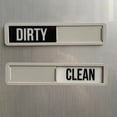 thumbnail image 1 of Original: Qurecci Marchi Soft Touch,Clean Dirty Sign , Dishwasher Magnet KUBIK LETTERS, 1 of 10