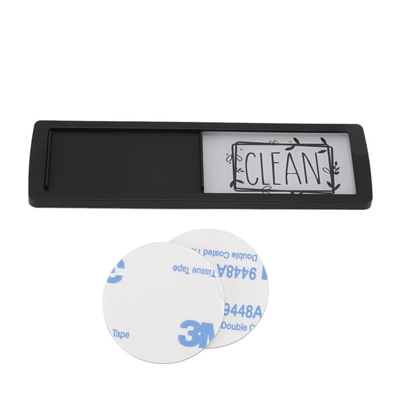 Dishwasher Magnet Clean Dirty Sign Indicator Dishwasher Magnet Easy To Read Clean Dirty Sign Indicator for Dishwasher With Double Sided Adhesive Tape Black (Black and White)
