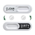thumbnail image 1 of Dishwasher Magnet Clean Dirty Sign Oval Heart Sign with Adhesive, Silver, 1 of 6