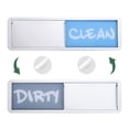thumbnail image 1 of Dishwasher Magnet Clean Dirty Sign Rectangle Blue/Grey Sign with Adhesive, Silver, 1 of 6
