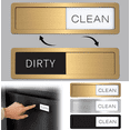 thumbnail image 1 of Dishwasher Magnet Clean Dirty Sign, Stainless Steel Magnetic Clean Dirty Dishwasher Sign,Matte Brushed Surface Cleaning/Dirt Indicator with Strong Magnet, Home Kitchen Organizer (Gold), 1 of 9