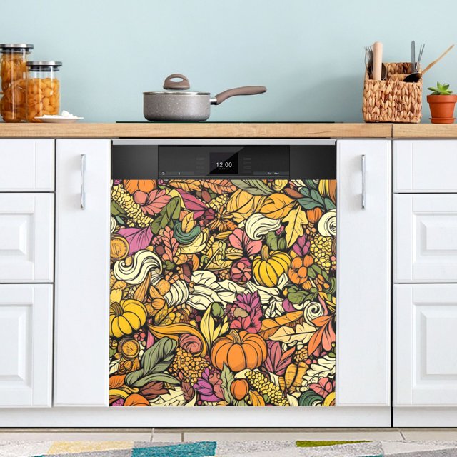 Dishwasher Cover, Wash Machine Magnectic Sticker Refrigerator