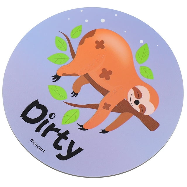 Dishwasher Sign Cartoon Clean Dirty Sign Indicator Works on All Dishwashers Non Scratch