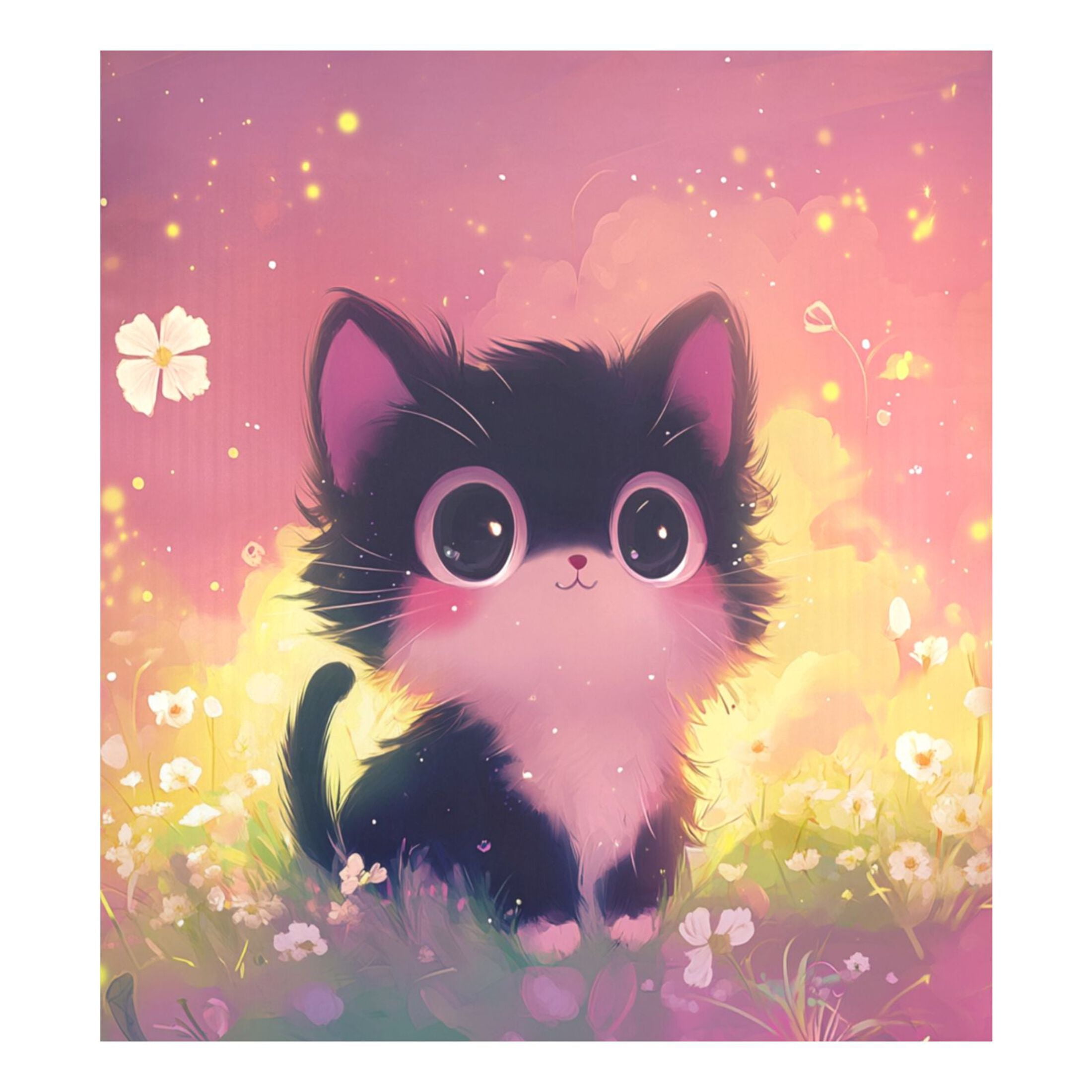 Dishwasher Magnetic Sticker 23x26 Inch Refrigerator Magnetic Sticker Washing Machine Magnetic Sticker Kitchen Panel Magnetic Sticker Home Decor Adorable Black Kitten