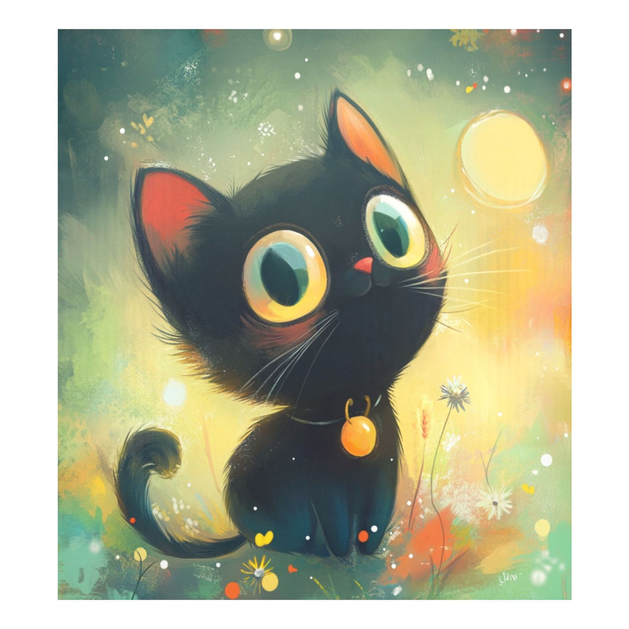 Dishwasher Magnetic Sticker 23x26 Inch Refrigerator Magnetic Sticker Washing Machine Magnetic Sticker Kitchen Panel Magnetic Sticker Home Decor Adorable Black Cat