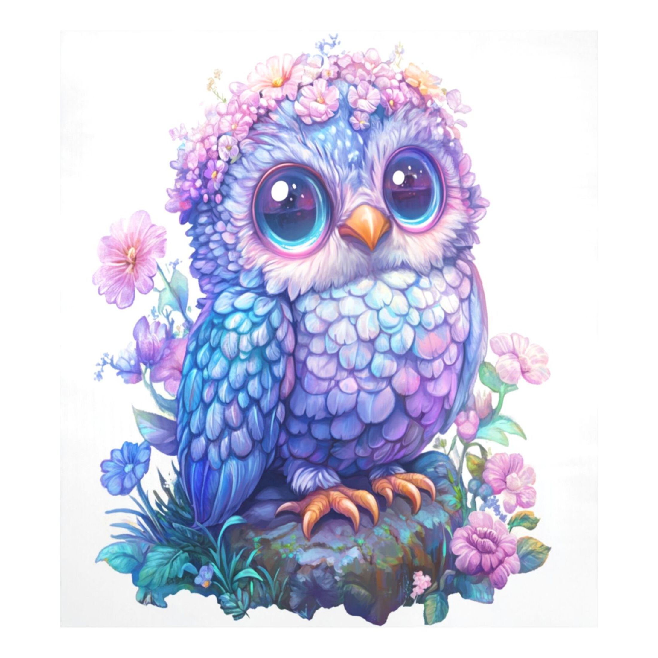 Dishwasher Magnetic Sticker 23x26 Inch Refrigerator Magnetic Sticker Washing Machine Magnetic Sticker Kitchen Panel Magnetic Sticker Home Decor Adorable Colorful Owl