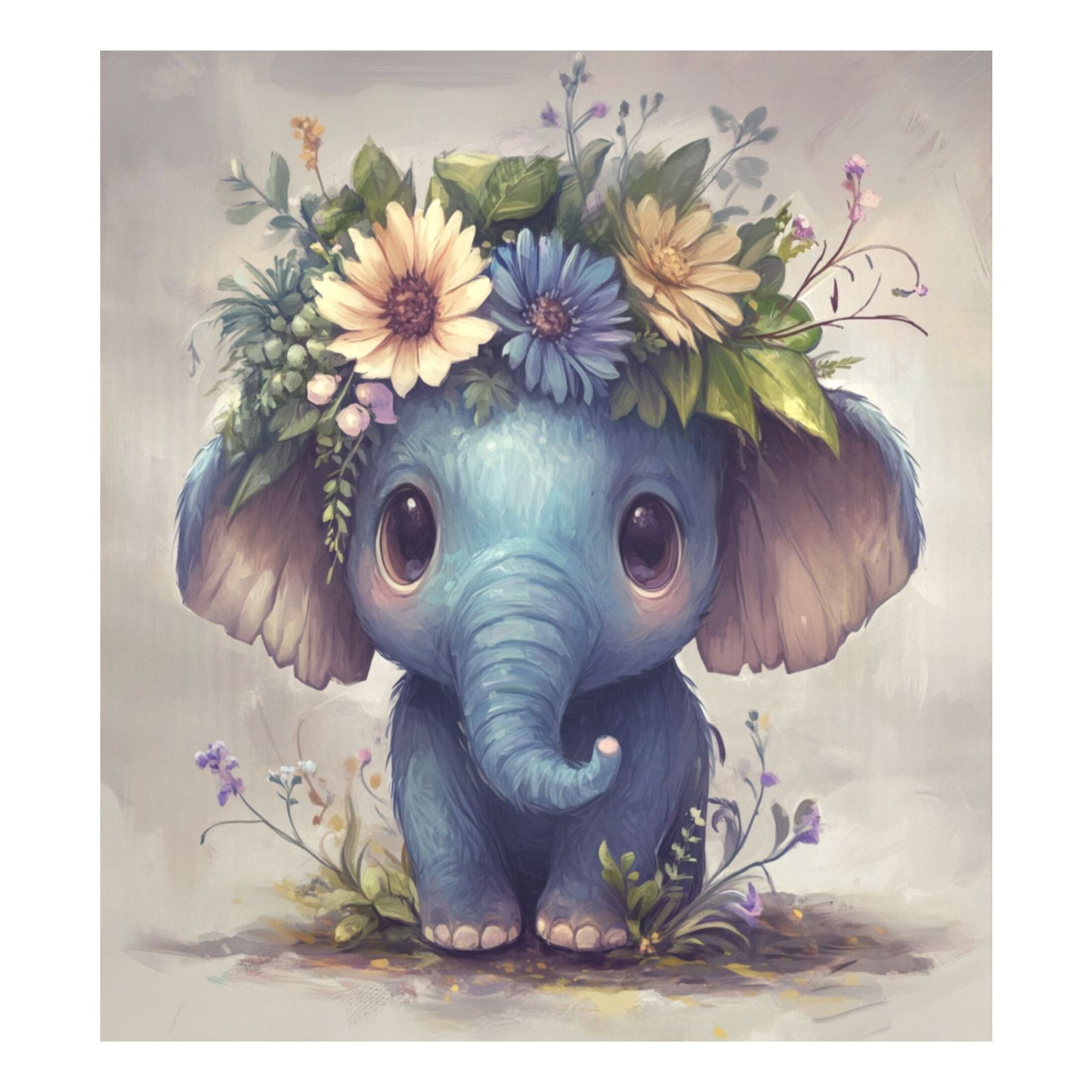 Dishwasher Magnetic Sticker 23x26 Inch Refrigerator Magnetic Sticker Washing Machine Magnetic Sticker Kitchen Panel Magnetic Sticker Home Decor Adorable Elephant