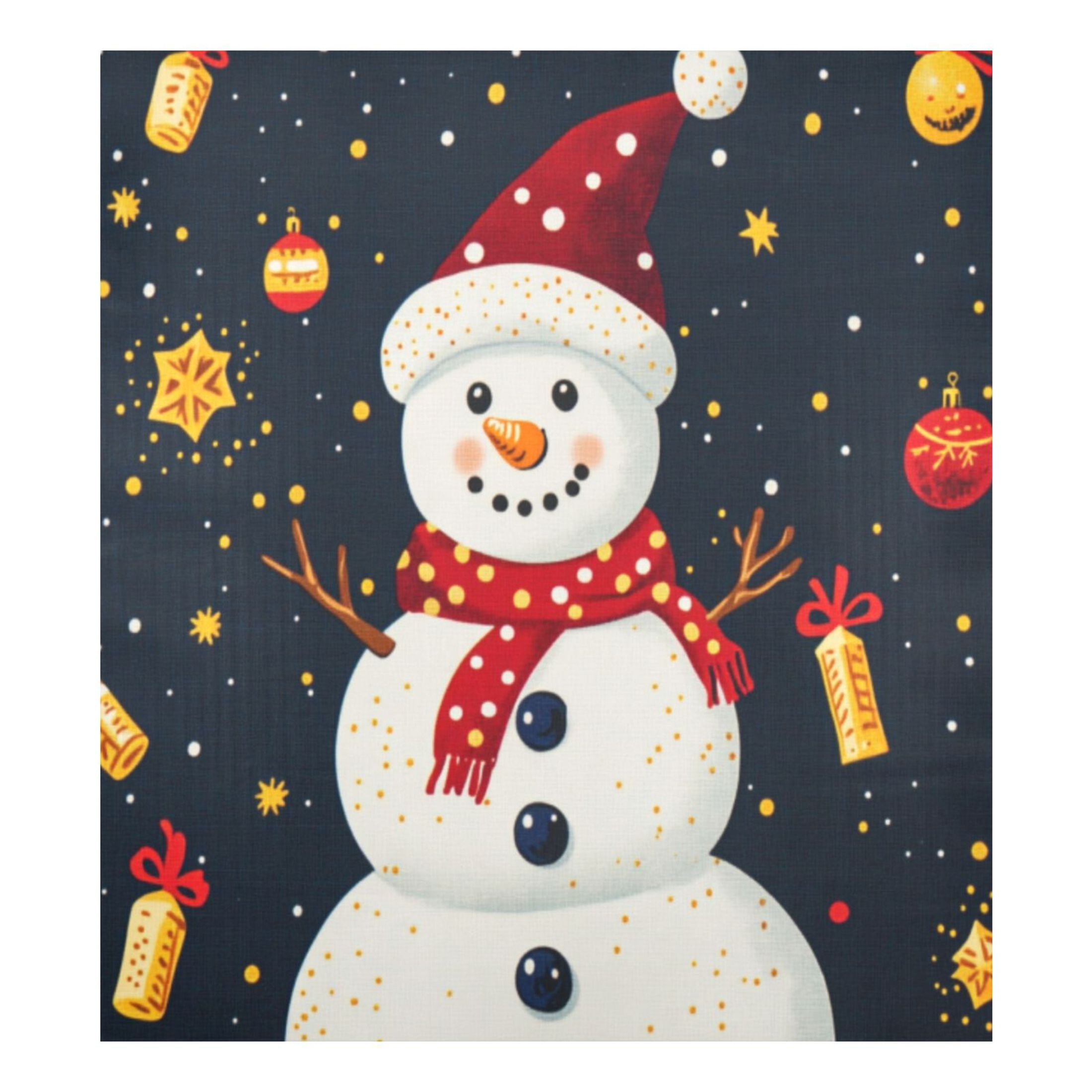 Dishwasher Magnetic Sticker 23x26 Inch Refrigerator Magnetic Sticker Washing Machine Magnetic Sticker Kitchen Panel Magnetic Sticker Home Decor Beautiful Scarf Snowman