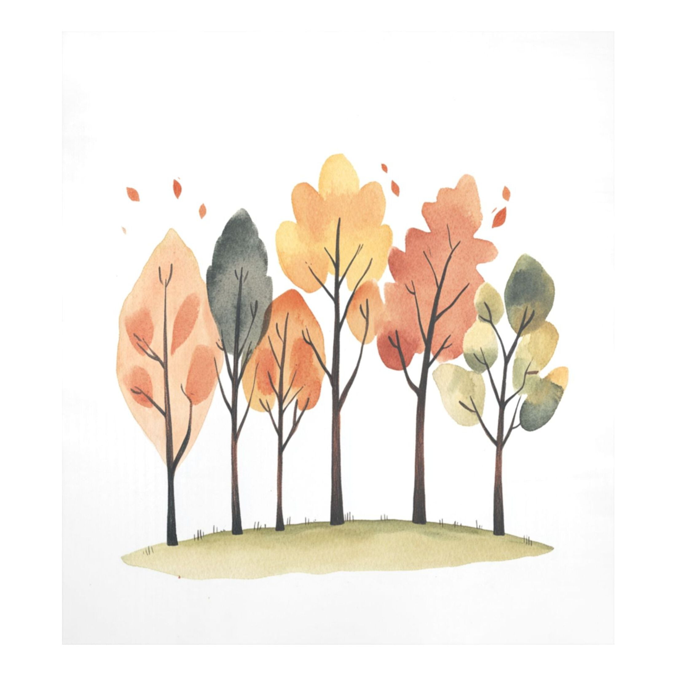 Dishwasher Magnetic Sticker 23x26 Inch Refrigerator Magnetic Sticker Washing Machine Magnetic Sticker Kitchen Panel Magnetic Sticker Home Decor Beautiful Cartoon Orange Tree